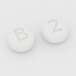 Asenapin 10 mg Tablette: weiß, rund, 3 mm, Prägung B auf der einen Seite und 2 auf der anderen.