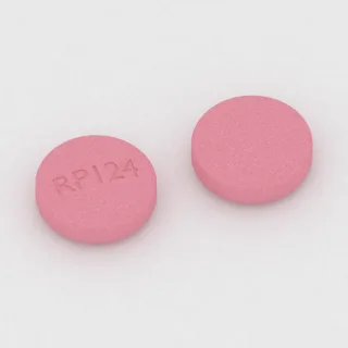 Bizmut subsalisilat 262 mg tablet: pembe, yuvarlak, 17 mm, üzerinde RP124 baskısı var.