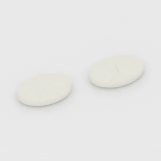 Sefaleksin 300 mg tablet: beyaz, oval, 17 mm, çentikli, baskısız.
