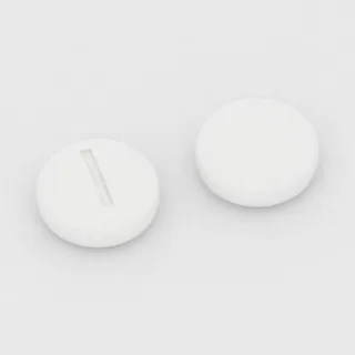Clonidine 0.1 mg tablet: white, round, 6 mm, imprinted 1.