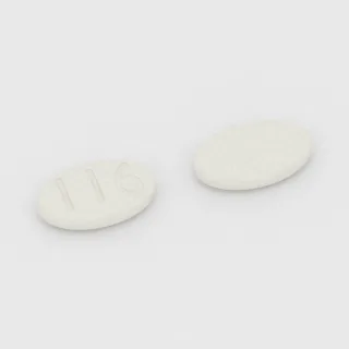 Atorvastatin 80 mg tablet: white, oval, 18 mm, imprinted 116.