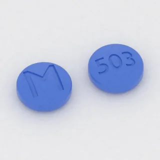 Bisoprolol ve hidroklorotiyazid 5 mg / 6.25 mg tablet: mavi, yuvarlak, 7 mm, bir yüzünde M, diğer yüzünde 503 baskısı var.
