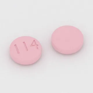 Bisoprolol ve hidroklorotiyazid 5 mg / 6.25 mg tablet: pembe, yuvarlak, 7 mm, üzerinde 114 baskısı var.