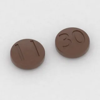 Klorpromazin 25 mg tablet: kahverengi, yuvarlak, 8 mm, bir yüzünde 11, diğer yüzünde 30 baskısı var.