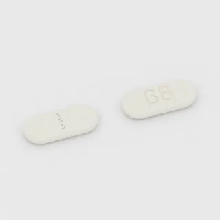 Buspirone 15 mg tablet: white, capsule-shaped, 12 mm, double scored, imprinted 5 5 5 ZE 38.
