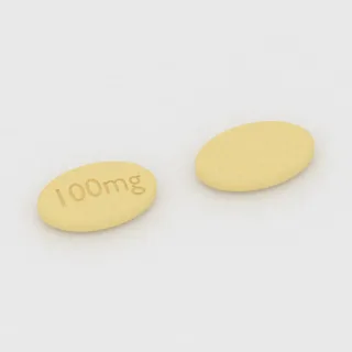 एवानाफिल 100 mg टैबलेट: पीला, अंडाकार, 9 mm, इम्प्रिंट 100mg।