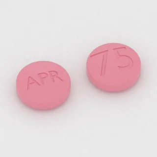 Apremilast 75 mg tablet: pembe, yuvarlak, 12 mm, bir yüzünde APR, diğer yüzünde 75 baskısı var.
