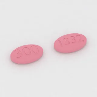 क्लोपिडोग्रेल 300 mg टैबलेट: गुलाबी, अंडाकार, 18 mm, एक तरफ़ इम्प्रिंट 300 और दूसरी तरफ़ 1332।