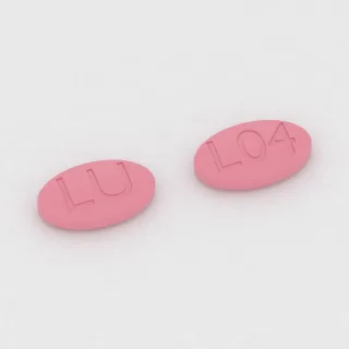Azitromisin 250 mg tablet: pembe, oval, 14 mm, bir yüzünde LU, diğer yüzünde L04 baskısı var.