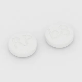 ब्यूप्रेनॉर्फिन 8 mg टैबलेट: सफ़ेद, गोल, 11 mm, एक तरफ़ इम्प्रिंट RP और दूसरी तरफ़ b8।