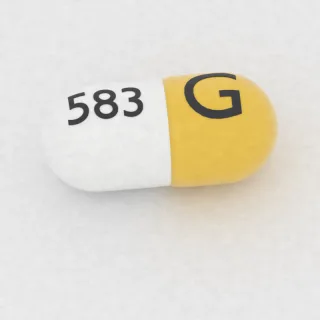 एप्रेपिटेंट 40 mg कैप्सूल: पीला और सफ़ेद, 14 mm, एक तरफ़ इम्प्रिंट G और दूसरी तरफ़ 583।