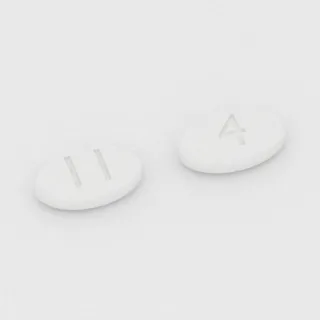 Buprenorfin ve nalokson 11.4 mg / 2.9 mg tablet: beyaz, oval, 7 mm, bir yüzünde 11, diğer yüzünde 4 baskısı var.
