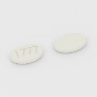 Atorvastatin 10 mg tablet: white, oval, 8 mm, imprinted 1777.