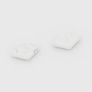 Captopril 50 mg Tablette: weiß, rautenförmig, 12 mm, mit Bruchkerbe, Prägung 133.