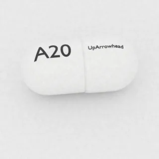 Cewimelina 30 mg, kapsułka: biała, 16 mm, z oznaczeniem UpArrowhead po jednej stronie i A20 po drugiej.