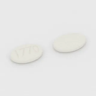 Atorvastatin 80 mg tablet: white, oval, 17 mm, imprinted 1770.