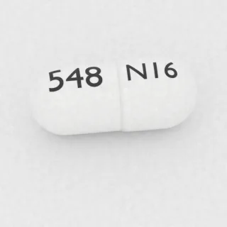 Acetazolamid 500 mg Kapsel: weiß, 23 mm, Prägung N16 auf der einen Seite und 548 auf der anderen.