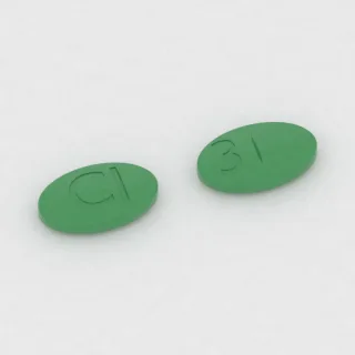 Cimetidine 800 mg tablet: green, oval, 18 mm, scored, imprinted CI on one side and 3 on the other.