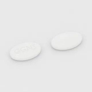 Amoksycylina + kwas klawulanowy 250 mg / 125 mg, tabletka: biała, owalna, 18 mm, z oznaczeniem GGN5.