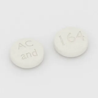 Bumetanid 1 mg Tablette: weiß, rund, 8 mm, Prägung AC and 164.