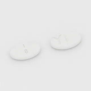 Alprazolam 0.25 mg tablet: white, oval, 9 mm, scored, imprinted 1 8 Y.