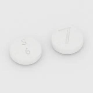 Bisoprolol 10 mg tablet: white, round, 7 mm, imprinted S 6 7.