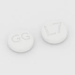 Atenolol 25 mg tablet: white, round, 6 mm, imprinted GG on one side and L7 on the other.