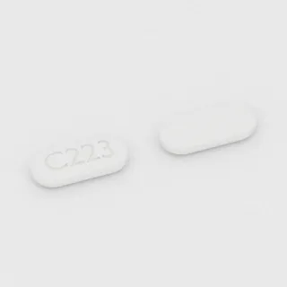 Kwas alendronowy 35 mg, tabletka: biała, w kształcie kapsułki, 10 mm, z oznaczeniem C223.