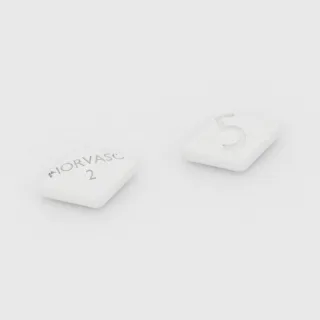 Amlodipino, tableta de 2.5 mg: blanca, con forma de rombo, 7 mm, con la inscripción NORVASC 2 5.