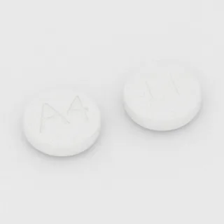 Acetazolamid 250 mg Tablette: weiß, rund, 11 mm, Prägung A4.