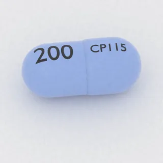 एसाइक्लोविर 200 mg कैप्सूल: नीला, 19 mm, एक तरफ़ इम्प्रिंट CP115 और दूसरी तरफ़ 200।
