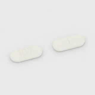 Amoksisilin ve klavulanat 875 mg / 125 mg tablet: beyaz, kapsül biçimli, 22 mm, çentikli, üzerinde I07 baskısı var.
