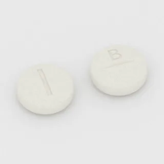 Allopurinol 200 mg tablet: white, round, 9 mm, scored, imprinted 1 on one side and B on the other.