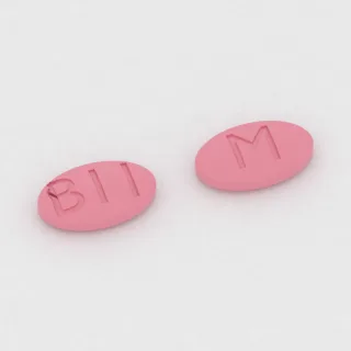 Brivaracetam 25 mg tablet: pink, oval, 9 mm, imprinted B11 on one side and M on the other.
