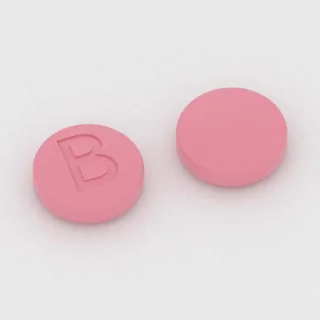 Bisacodilo, tableta de 5 mg: rosa, redonda, 8 mm, con la inscripción B.