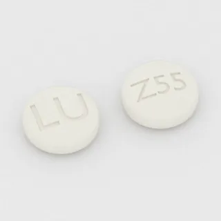 Clonidine 0.1 mg tablet: white, round, 6 mm, imprinted LU on one side and Z55 on the other.