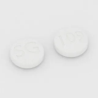 Carisoprodol 350 mg Tablette: weiß, rund, 12 mm, Prägung SG auf der einen Seite und 109 auf der anderen.