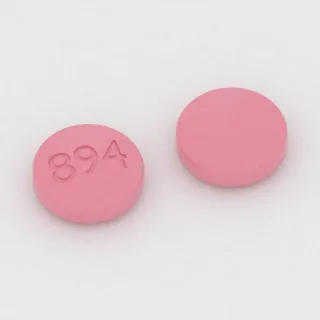 Clopidogrel 75 mg Tablette: rosa, rund, 9 mm, Prägung 894.