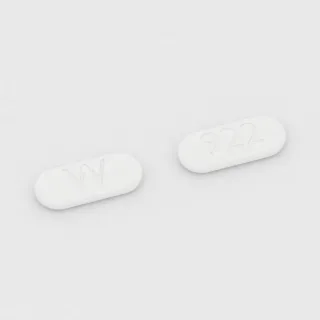 Cefuroxima, tableta de 500 mg: blanca, con forma de cápsula, 20 mm, con la inscripción W en una cara y 922 en la otra.