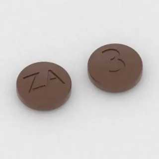 Amitriptilin 50 mg tablet: kahverengi, yuvarlak, 8 mm, bir yüzünde ZA, diğer yüzünde 3 baskısı var.