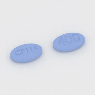 Asiklovir 400 mg tablet: mavi, oval, 17 mm, bir yüzünde CP114, diğer yüzünde 400 baskısı var.