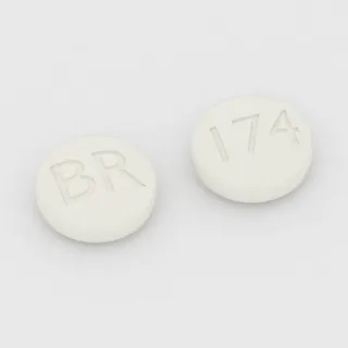 ब्यूप्रोपियॉन 174 mg टैबलेट: सफ़ेद, गोल, 8 mm, एक तरफ़ इम्प्रिंट BR और दूसरी तरफ़ 174।