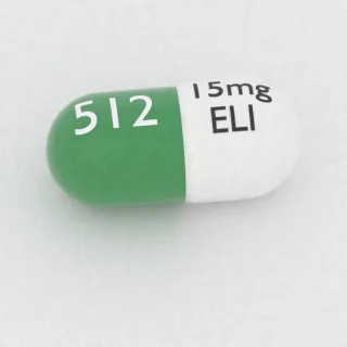 Amfetamin und Dexamfetamin 3.75 mg / 3.75 mg / 3.75 mg / 3.75 mg Kapsel: weiß und grün, 18 mm, Prägung 15mg ELI 512.