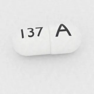Celecoxib 400 mg capsule: white, 23 mm, imprinted A on one side and 137 on the other.
