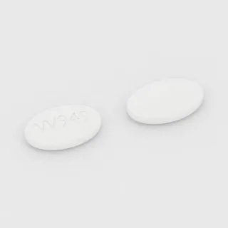Clarithromycin 500 mg Tablette: weiß, oval, 19 mm, Prägung W949.