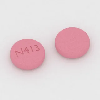 Bisoprolol ve hidroklorotiyazid 5 mg / 6.25 mg tablet: pembe, yuvarlak, 7 mm, üzerinde N413 baskısı var.