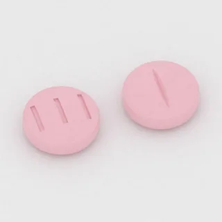 Bisoprolol 5 mg Tablette: rosa, rund, 6 mm, mit Bruchkerbe, Prägung 111.