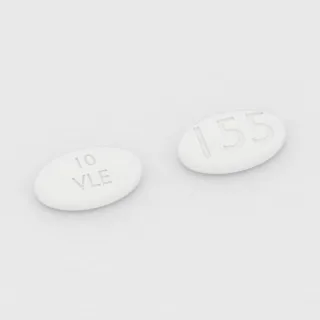 एटोरवास्टेटिन 10 mg टैबलेट: सफ़ेद, अंडाकार, 10 mm, इम्प्रिंट 10 VLE 155।