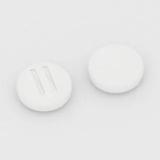 Bisoprolol 10 mg tablet: white, round, 7 mm, imprinted II.