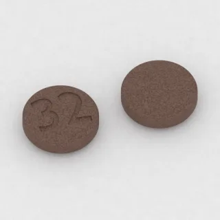 Amitriptilin 50 mg tablet: kahverengi, yuvarlak, 8 mm, üzerinde 32 baskısı var.